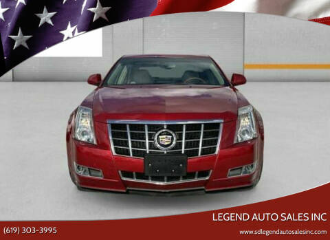 2012 Cadillac CTS for sale at Legend Auto Sales Inc in Lemon Grove CA