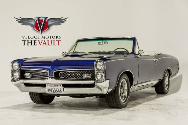 1967 Pontiac GTO for sale at Veloce Motorsales in San Diego CA