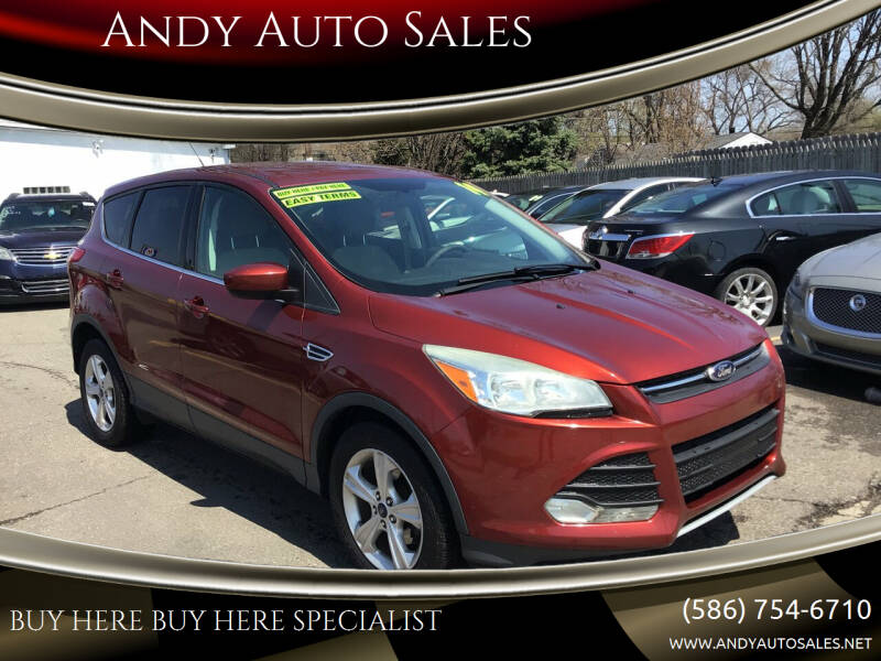2014 Ford Escape for sale at Andy Auto Sales in Warren MI