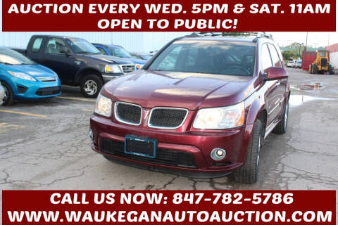 2008 Pontiac Torrent for sale at Waukegan Auto Auction in Waukegan IL