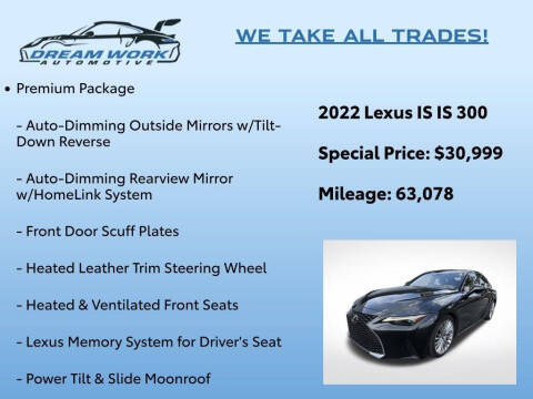 2022 Lexus IS 300