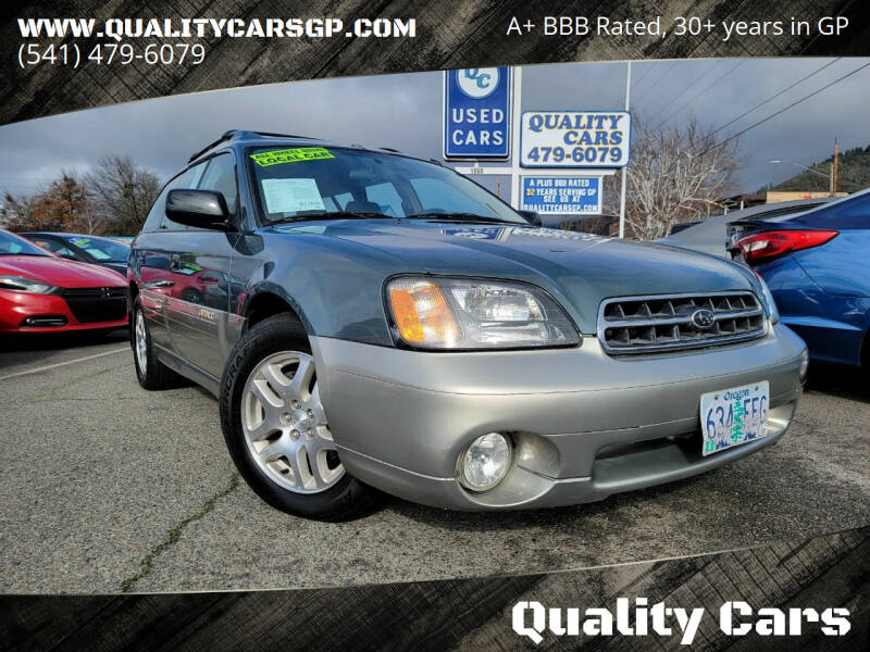 2001 Subaru Outback for sale at Quality Cars in Grants Pass OR