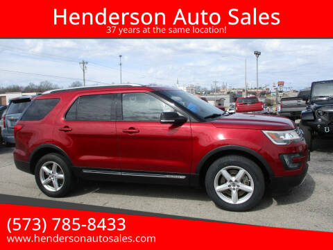 2016 Ford Explorer for sale at Henderson Auto Sales in Poplar Bluff MO