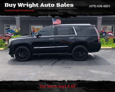 2017 Cadillac Escalade for sale at Buy Wright Auto Sales in Rogers AR