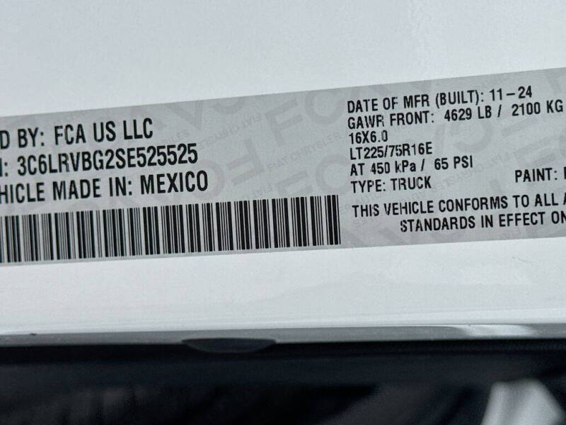 2025 RAM ProMaster