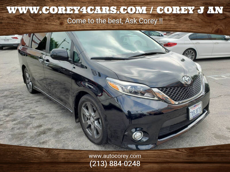 2017 Toyota Sienna for sale at WWW.COREY4CARS.COM / COREY J AN in Los Angeles CA
