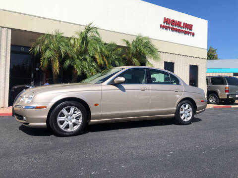 2004 Jaguar S-Type for sale at HIGH-LINE MOTOR SPORTS in Brea CA