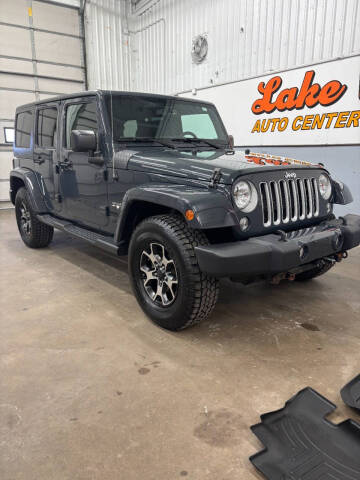 2016 Jeep Wrangler Unlimited for sale at Lake View Auto Center and Sales in Oshkosh WI