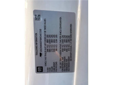 2021 Chevrolet Silverado 1500 Work Truck