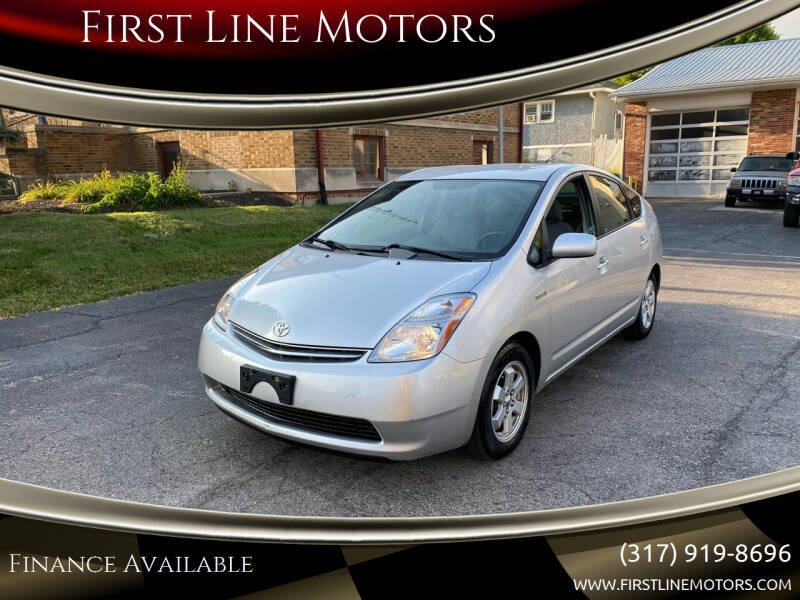 2007 Toyota Prius for sale at First Line Motors in Brownsburg IN
