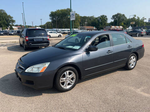 2007 Honda Accord for sale at Peak Motors in Loves Park IL