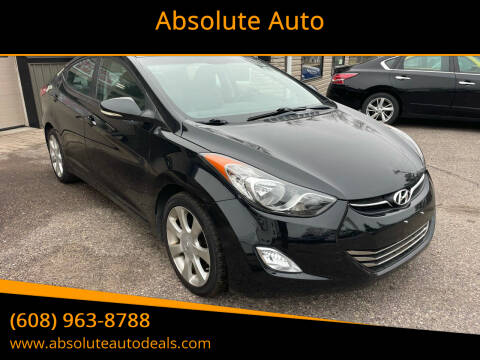 2012 Hyundai Elantra for sale at Absolute Auto in Baraboo WI