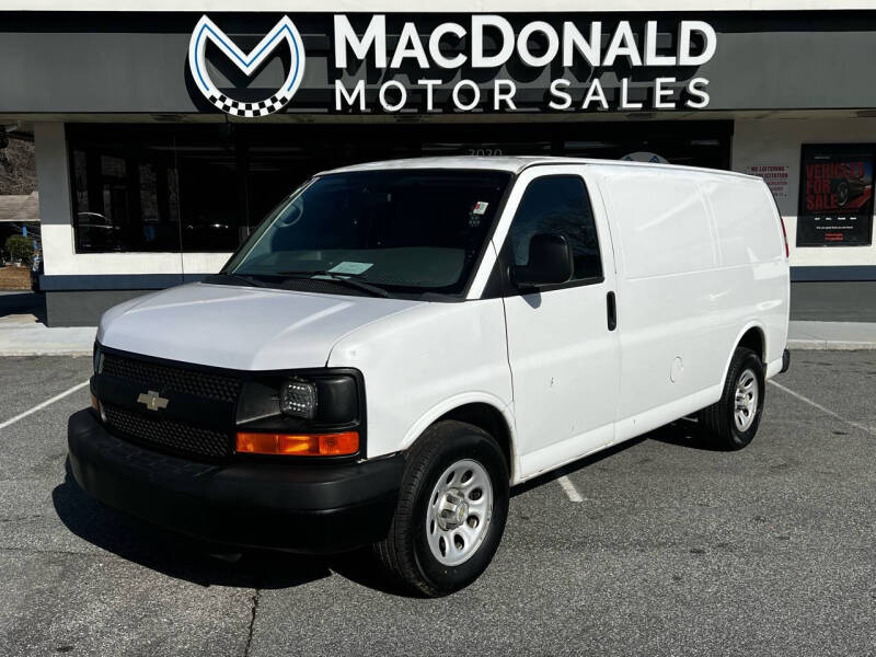 2012 Chevrolet Express for sale at MacDonald Motor Sales in High Point NC