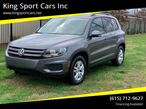 2016 Volkswagen Tiguan for sale at King Sport Cars Inc in Madison TN