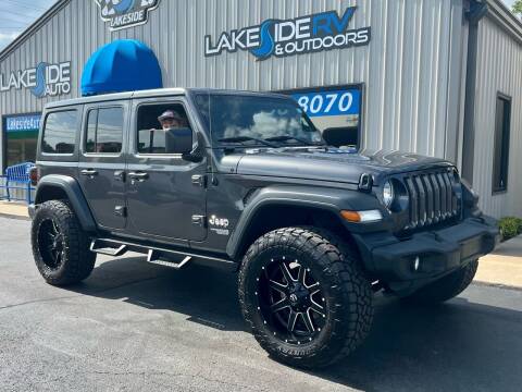 2018 Jeep Wrangler Unlimited for sale at Lakeside Auto RV & Outdoors - Auto Inventory in Cleveland OK