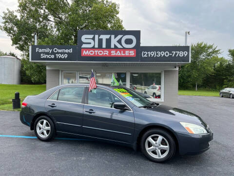 2003 Honda Accord for sale at SITKO MOTOR SALES INC in Cedar Lake IN