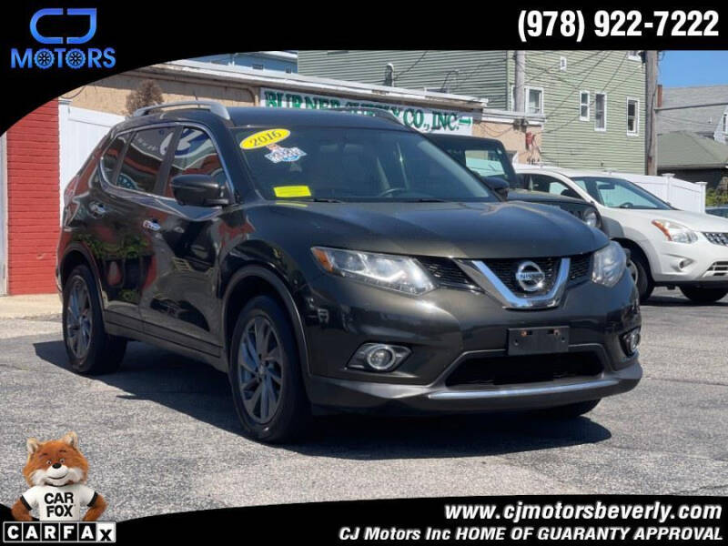 2016 Nissan Rogue for sale at CJ Motors Inc. in Beverly MA