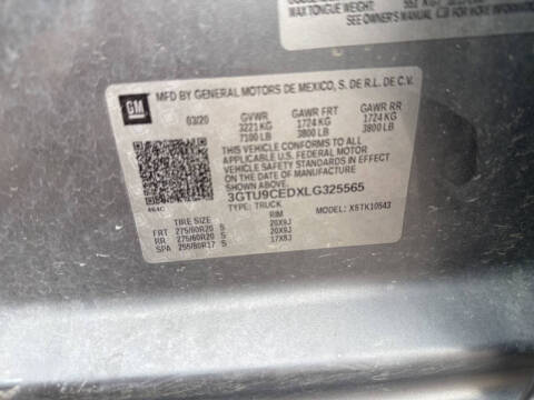 2020 GMC Sierra 1500