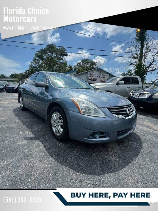 2011 Nissan Altima for sale at Florida Choice Motorcars in West Palm Beach FL