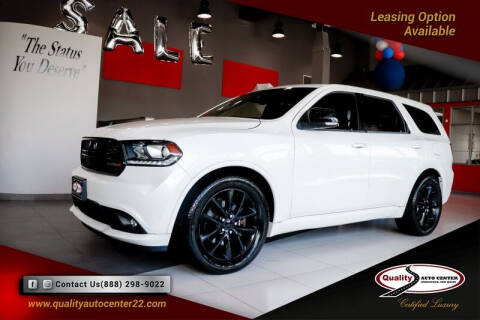 2017 Dodge Durango for sale at Quality Auto Center in Springfield NJ