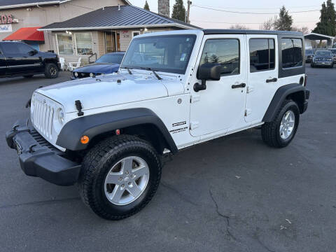 2015 Jeep Wrangler Unlimited for sale at WEST COAST CAR SALES in Salem OR