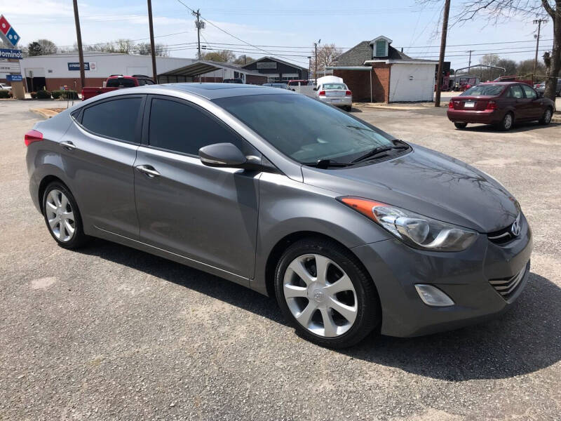 2012 Hyundai Elantra for sale at Cherry Motors in Greenville SC