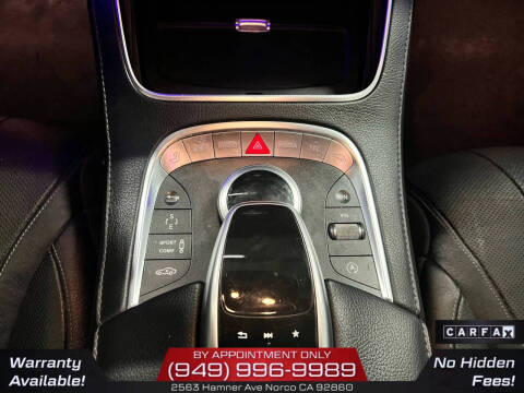 2017 Mercedes-Benz S-Class S 550