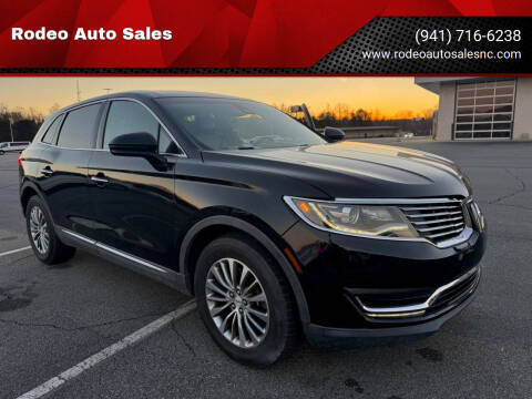 2016 Lincoln MKX for sale at Rodeo Auto Sales in Winston Salem NC