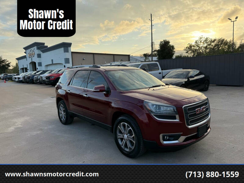 2016 GMC Acadia for sale at Shawn's Motor Credit in Houston TX