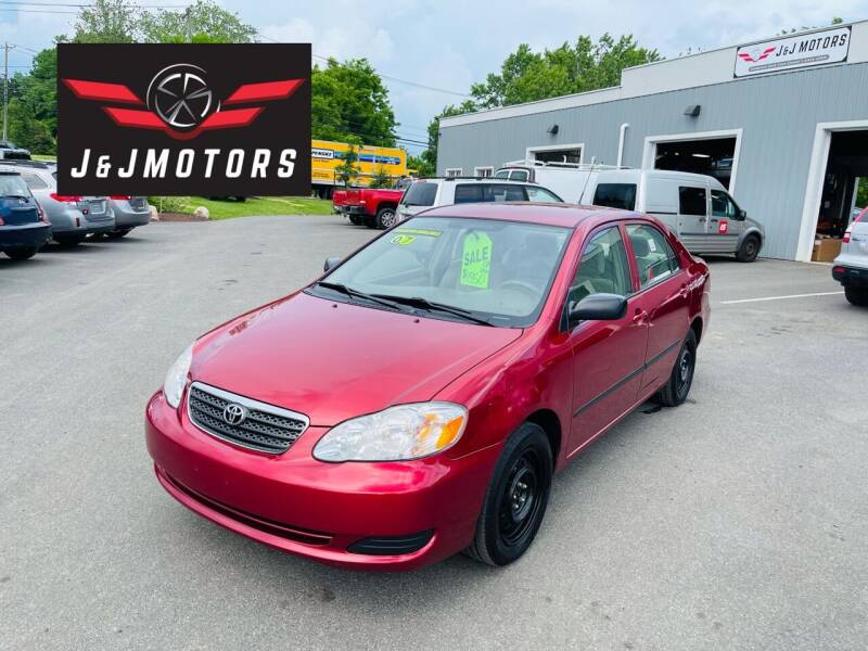 2007 Toyota Corolla for sale at J & J MOTORS in New Milford CT
