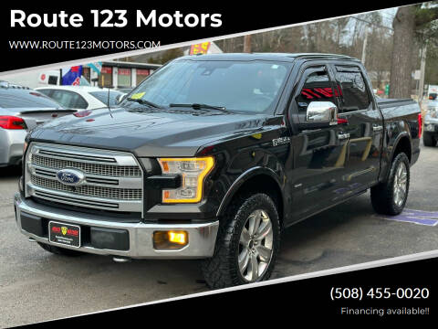 2015 Ford F-150 for sale at Route 123 Motors in Norton MA