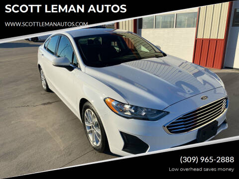 2019 Ford Fusion for sale at SCOTT LEMAN AUTOS in Goodfield IL