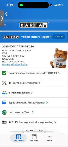 2020 Ford Transit