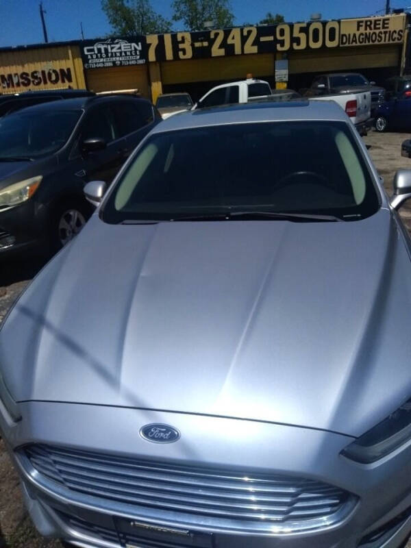 2014 Ford Fusion for sale at Citizen Auto Finance in Houston TX