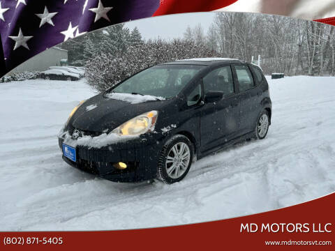 2011 Honda Fit for sale at MD Motors LLC in Williston VT