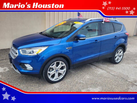 2019 Ford Escape for sale at Mario's Houston in Houston TX