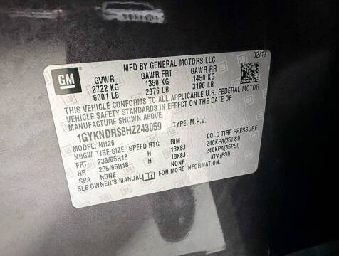 2017 Cadillac XT5 Luxury