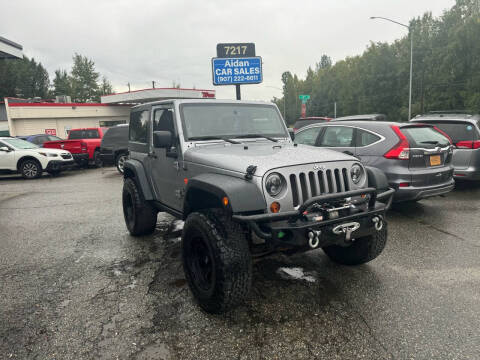 2013 Jeep Wrangler for sale at AIDAN CAR SALES in Anchorage AK