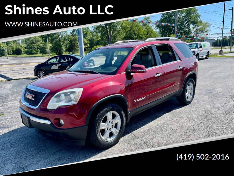 2008 GMC Acadia for sale at Shines Auto LLC in Sandusky OH