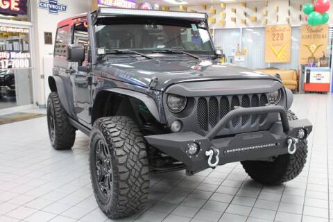 2017 Jeep Wrangler for sale at Windy City Motors in Chicago IL