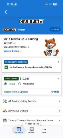 2014 Mazda CX-5 Touring