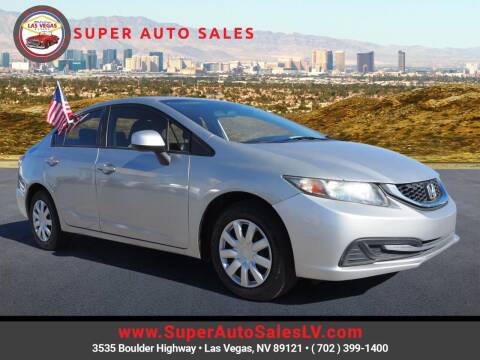 2013 Honda Civic for sale at Super Auto Sales in Las Vegas NV