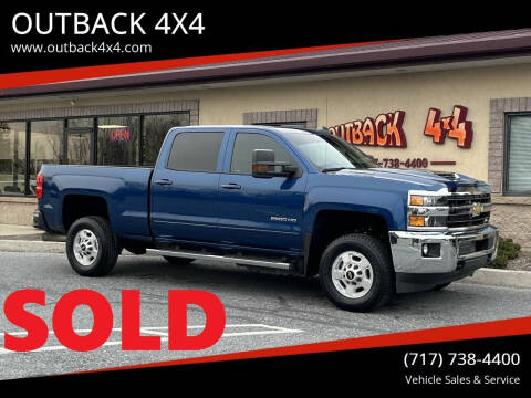2019 Chevrolet Silverado 2500HD for sale at OUTBACK 4X4 in Ephrata PA