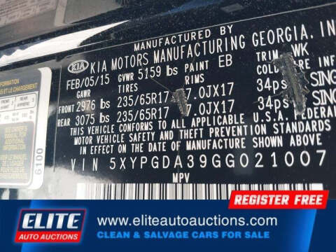 2016 Kia Sorento LX