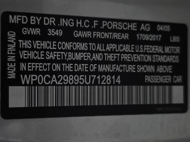2005 Porsche Boxster