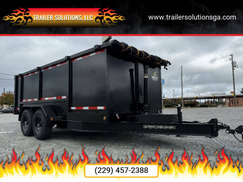 2025 7x16 Tandem Axle 7x16 DUMP TRAILER 14000GVWR for sale at Trailer Solutions, LLC in Fitzgerald GA