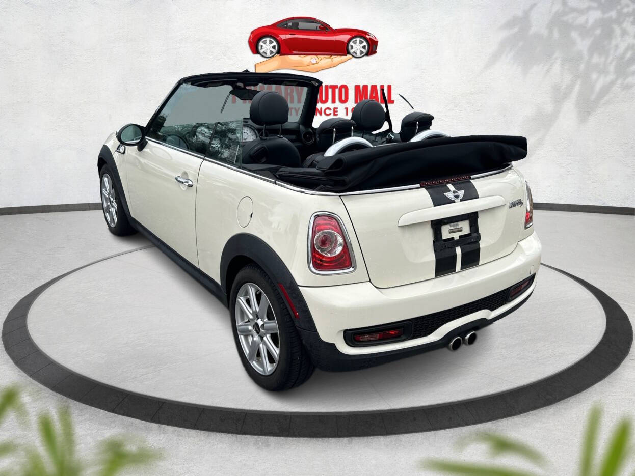 2012 MINI Cooper Convertible for sale at Primary Auto Mall in Fort Myers, FL