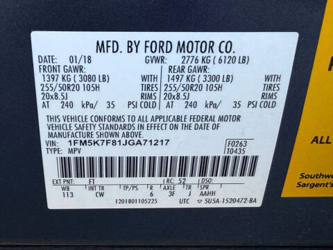 2018 Ford Explorer Limited