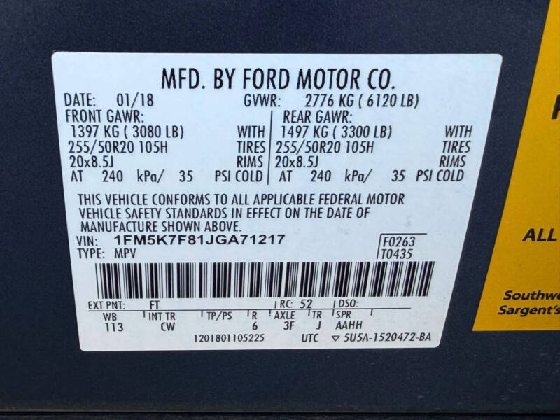 2018 Ford Explorer Limited