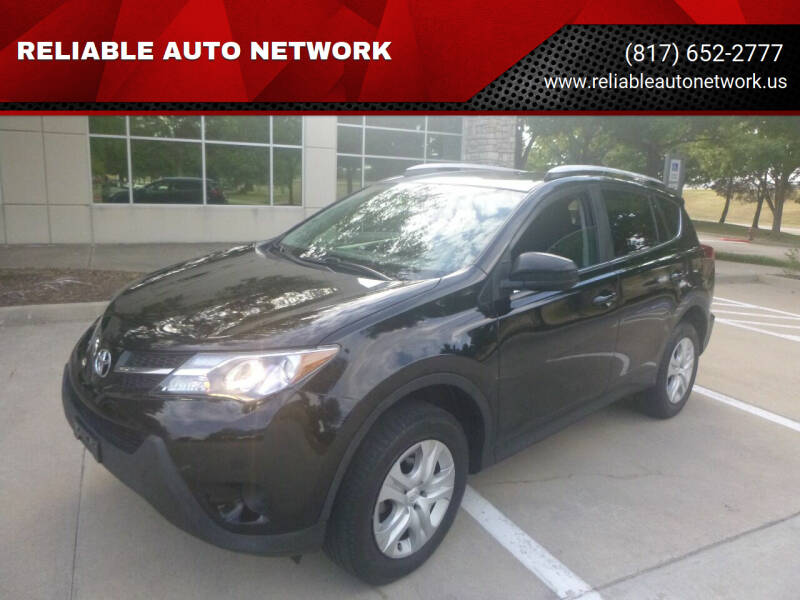 2015 Toyota RAV4 for sale at RELIABLE AUTO NETWORK in Arlington TX